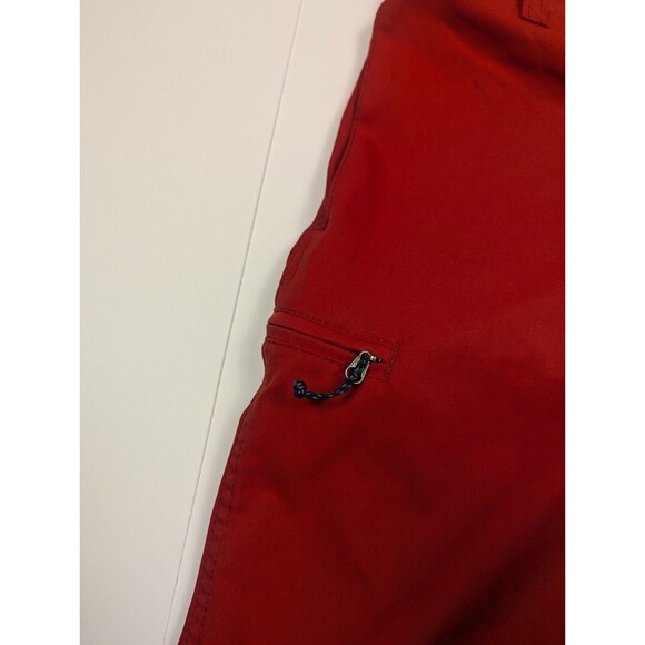 Kuhl Cargo Shorts Mens 34 Red 10 Inseam Polyester Outdoor Hiking Flat Front US - Picture 3 of 12